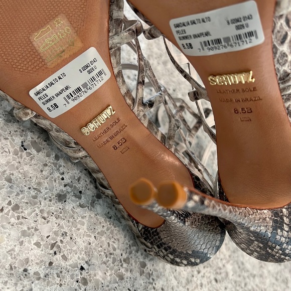 Juliana Heel caged sandals summer snake - Picture 6 of 6